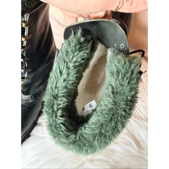 SOREL DOMINATOR Arctic Heavy Winter Snow Boots Dark Green Mens 9 main image 8